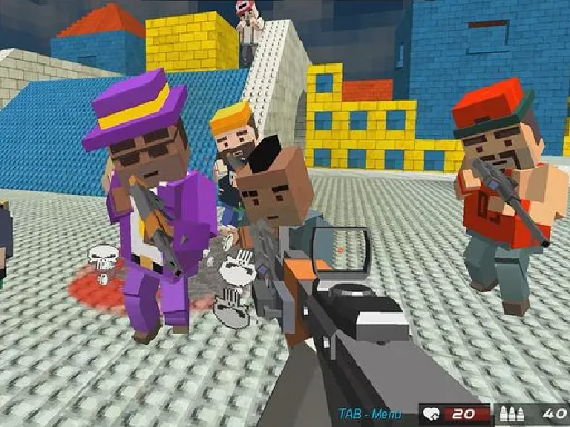 Blocky Gangster Warfare 2022